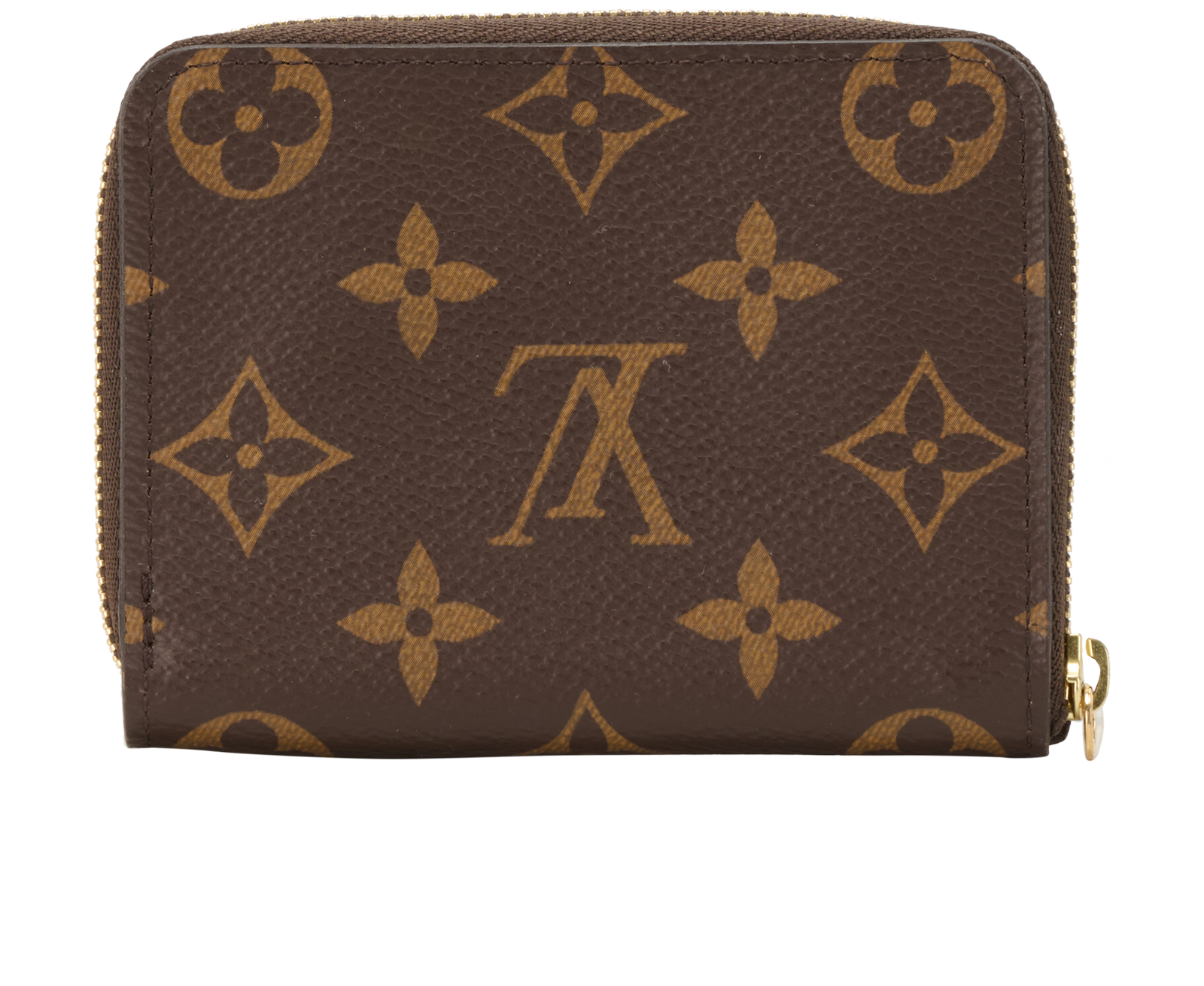 Zippy Coin Purse, &pound;295, Accessories, Brown, Canvas, Back view